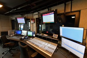 Foto: Der multimediale Newsroom für Radio, Fernsehen und Online des ORF.